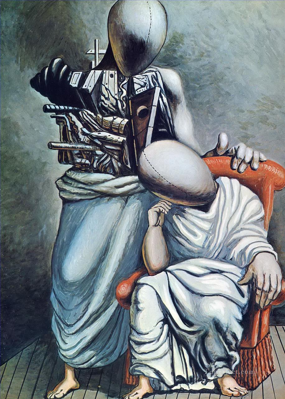 el único consuelo 1958 Giorgio de Chirico Surrealismo Pintura al óleo